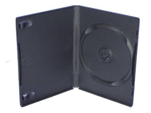 Brand New 25 STANDARD Black Single DVD Cases 14MM