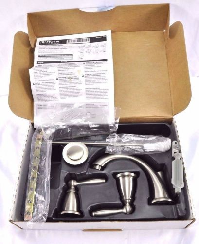 Moen T6620BN Brantford Two-Handle Low Arc Bathroom Faucet without Valve