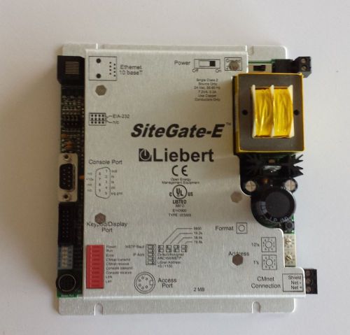 Emerson Liebert SiteGate-E Network Card Module Site Gate E