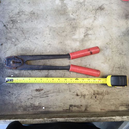 Rubber grip steel strapping banding sealer crimper tool for sale