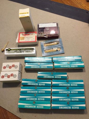 NEW Vintage Semiconductor Rectifier &amp; Transistor  NIB GE Texas Int And More