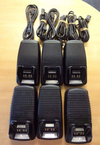 Lot of 6 motorola ntn7209a aa16740 battery charger for sale