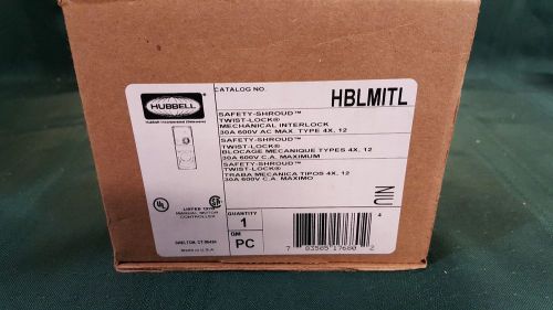 HUBBELL HBLMITL SAFETY-SHROUD TWIST-LOCK W/ HBL 30A 600V - NEW! IN BOX!