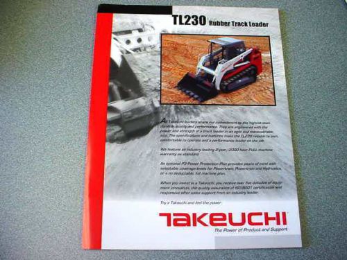 Takeuchi TL230 Rubber Track Loader Brochure