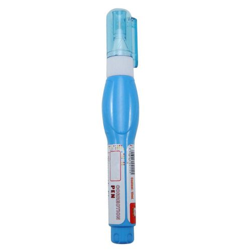 Multipurpose Metal Tip Blue Correction Pen Whitener Fluid Pens Liquid 3 Pack