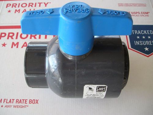 Spears 2621-020G Utility Ball Valve 2 Inch Threaded on both ends SCH 80 PVC