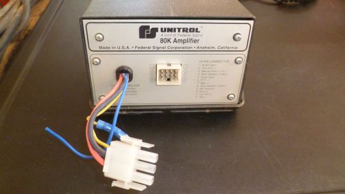 Unitrol 80k Amplifier , Federal Signal .