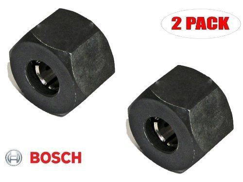 Bosch PR20EVS Router Replacement 1/4 inch Collet Chuck # 2610008122 2 PACK