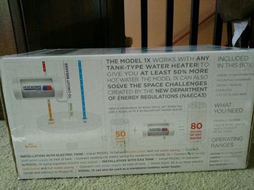 Waterworks water heater model 1X