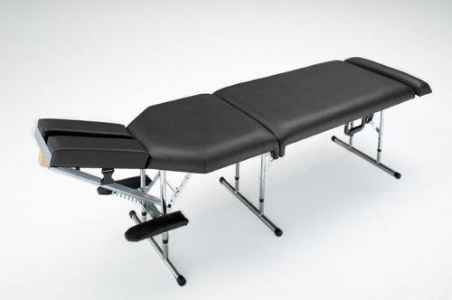 Deluxe Portable Chiropractic Table - Black