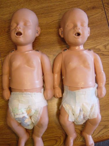 SIMULAIDS SANI BABY W/ Chest Piece CPR INFANT MANIKIN MANNEQUIN, Great Condition