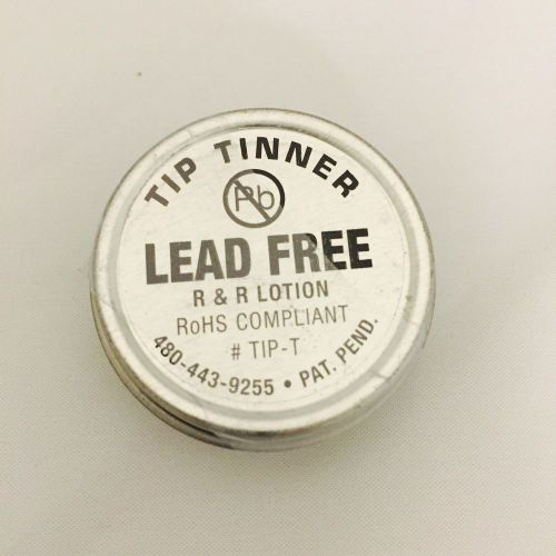 R&amp;R Lotion TIP-T Lead Free Solder Tip Tinner / Cleaner, .50 oz (14.2Grams)