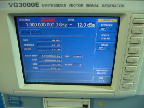 Ando  VG3000E 703220-F/HS/AG2 Synthesized Vector Signal Generator 250kHz 3.2GHz