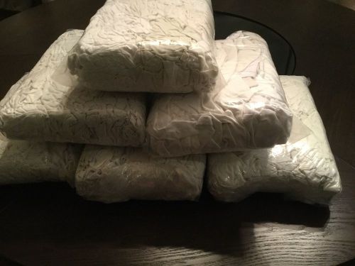 WHITE POLO WIPING RAGS 3LBS (see details for actual shipping cost)