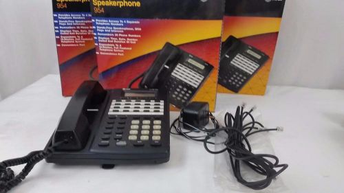 Lot 3 AT&amp;T Four-Line Intercom Speakerphone Model 954 Office Phones By Philips