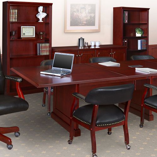 8&#039; - 24&#039; traditional conference room table meeting boardroom 10 12 16 20 ft foot for sale