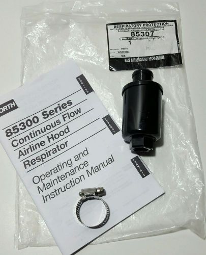 Replacement Muffler Assembly For North 85300 Series Hooded Respirator. #85307.