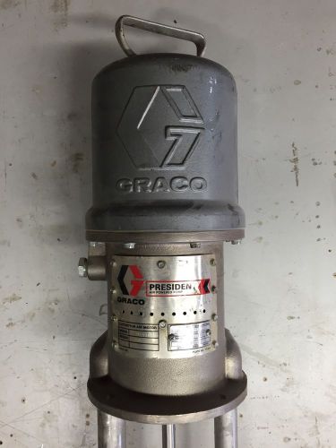 GRACO PRESIDENT AIR POWERED 210-007 &amp; PUMP DISPLACEMENT 218-746, PART 218-795
