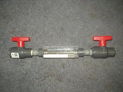 KING INSTRUMENT CO. # 7511512B06    FLOW METER 1/2FNPT W/FLATS PVC EP 3 6 GPM