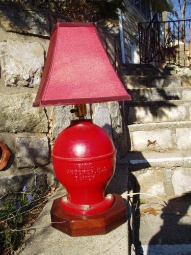 Rife Ram Andover, N.J. Davey * Antique Water Ram Lamp Globe