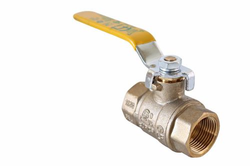 1&#034; inch full port brass ball valve lead free fip x fip threaded ends upc/ul/fm for sale