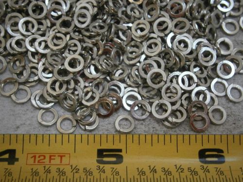 Split Lock Washers #4 Medium Steel Nickel Plated Lot of 200 #5083