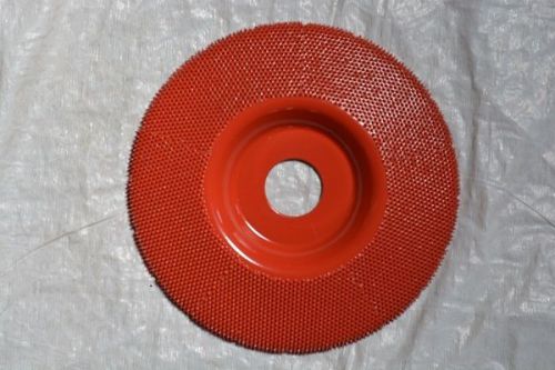 Sanding disc’s (flat face)) sd570 7/8 bore red medium 5 inch diameter for sale