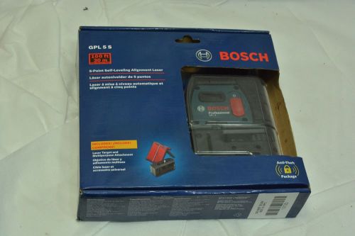  Bosch 5-Point Self-Leveling Alignment Laser GPL5 Reco