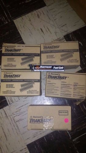 5 boxes of Ramset Trakfast nails 1000 count box lot 3/4 in  fpp034b