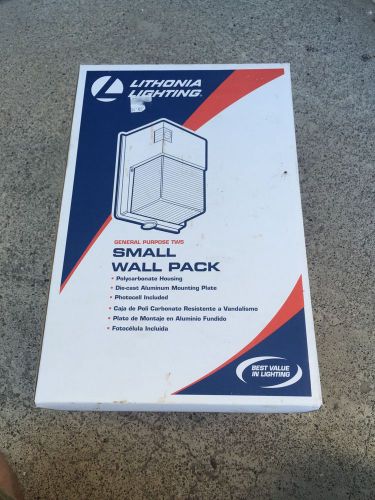 Lithonia lighting tws 50s120PEDWHLPI photocell small wallpack 50 Watt