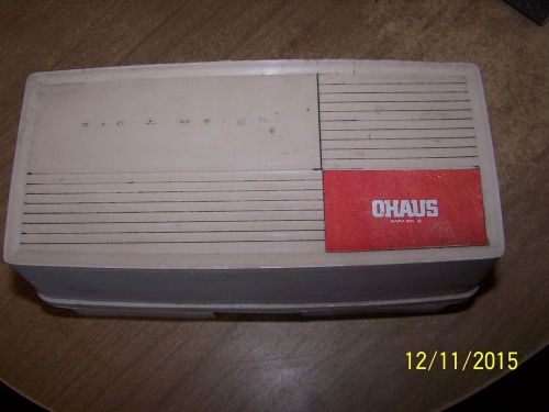 Seven Piece Ohaus Weight Set--Troy Ounces