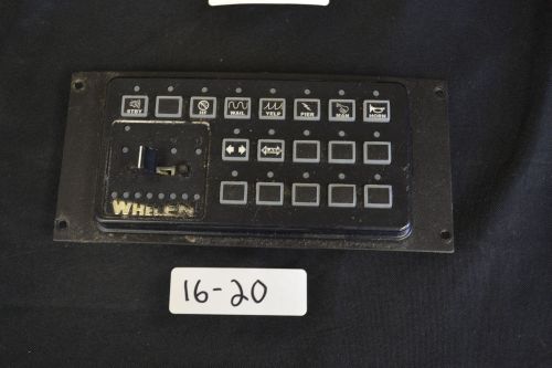 Whelen CenCom Control Head (16-20/16-21)