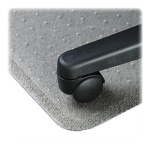 Lorell 36 by 48-Inch Standard Chair Mat  19 by 10-Inch Lip  Clear