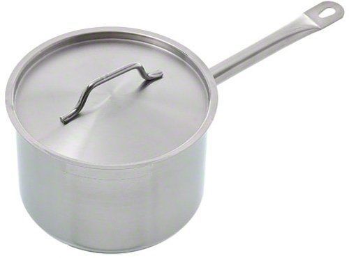 Update International (SSP-4) 4 1/2 Qt Induction Ready Stainless Steel Sauce Pan