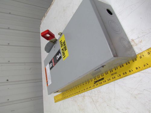 GE TH3362 Safety Switch 60 A 3 P 600 Volt Fused 5&#034;x10&#034;x21.5&#034;