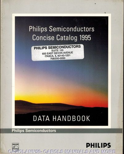 PHILIPS Data Book 1995 Semiconductors Concise Catalog