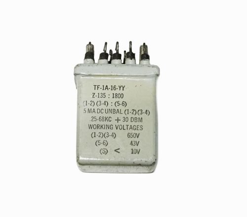 Western Electric Low Impedance Input  Audio Transformer 135 ? : 1800 ?