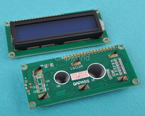 LCD1602 HD44780 Character LCD Display Module LCM Blue Backlight 16x2 for arduino