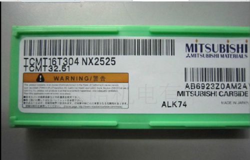 NEW IN BOX MITSUBISHI TCMT16T304 NX2525 TCMT32.51 Carbide Insert 10PCS/box