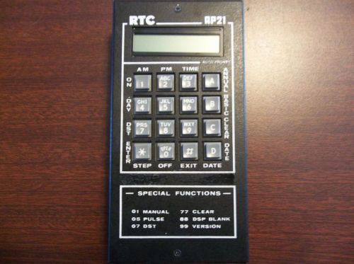 RTC Auto Prompt AP21 2 Circuit Digital LCD Time Switch
