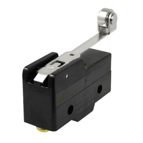 Screw Terminals Long Hinge Roller Lever Micro Limit Switch 380VAC 15A GY
