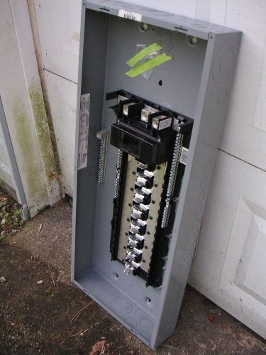Unused square d brand 150 amp 30 circuit 120/240v breaker box without cover for sale