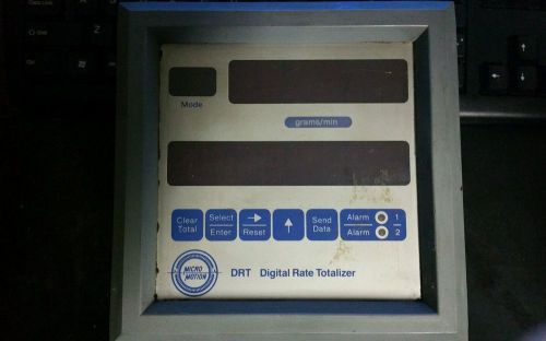 Micro Motion DRT Digital Rate Totalizer DRT115NA-N-FR Used