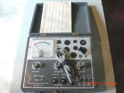 Accurate Instrument Model 157 Vintage Vacuum Tube Tester