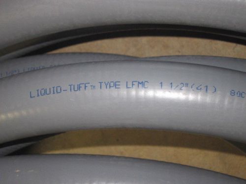 Liquid tight flexible metal conduit type lfmc 1-1/2&#034; x 50&#039; afc/kaf-tech for sale