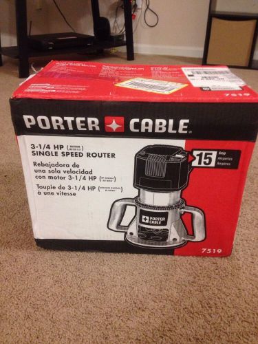 Porter Cable Router Model 7519