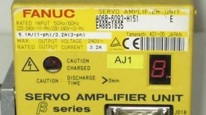AS IS FANUC A06B-6093-H151 Type SVU1-12 I/O Link Interface SERVO AMPLIFIER AS IS
