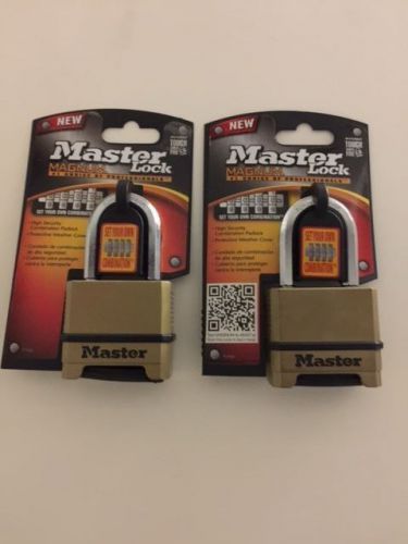 (2) two  master lock magnum® no. m175xdlf (new) for sale