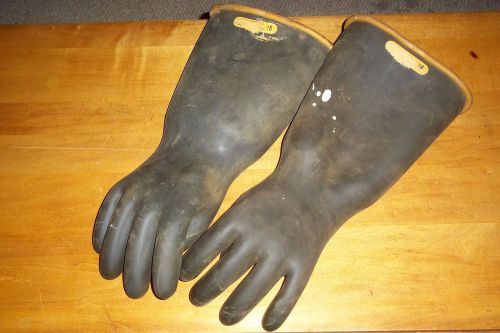 CHEMICAL GLOVES -LARGE 9 1/2-GREAT CONDITION