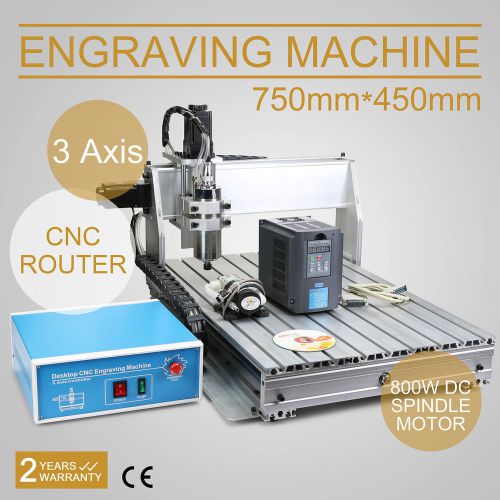 3 axis 6040 cnc router engraver engraving machine arts crafts milling excellent for sale